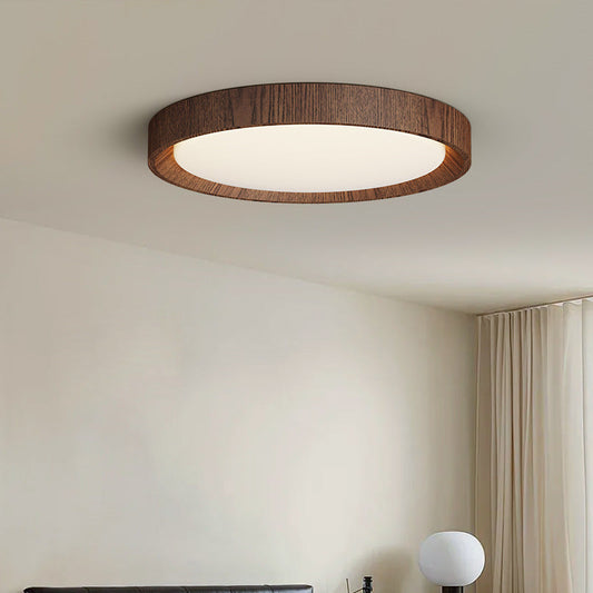Lampe Plafond Bois Foncé Élégante - Foivo
