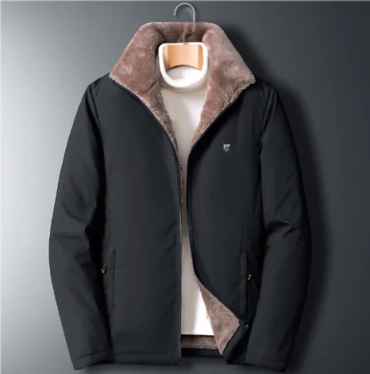 Veste Polaire Douce avec Fermeture Éclair et Poches