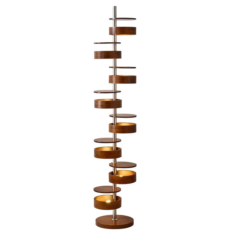 Lampe de Sol en Bois Chaleureuse et Naturelle - Foivo