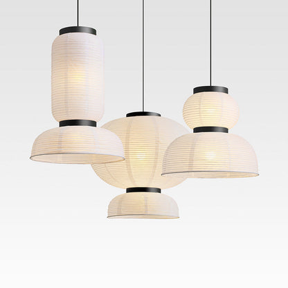 Lampe Suspendue Bois Chic Japonais