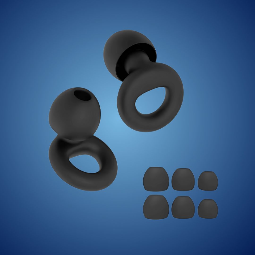 Bouchons d'Oreilles Anti-Bruit pour Dormir et Voyager - BlxckFR