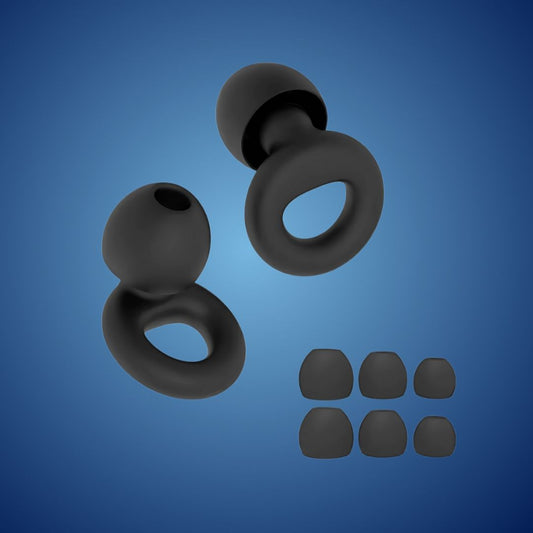 Bouchons d'Oreilles Anti-Bruit pour Dormir et Voyager - BlxckFR
