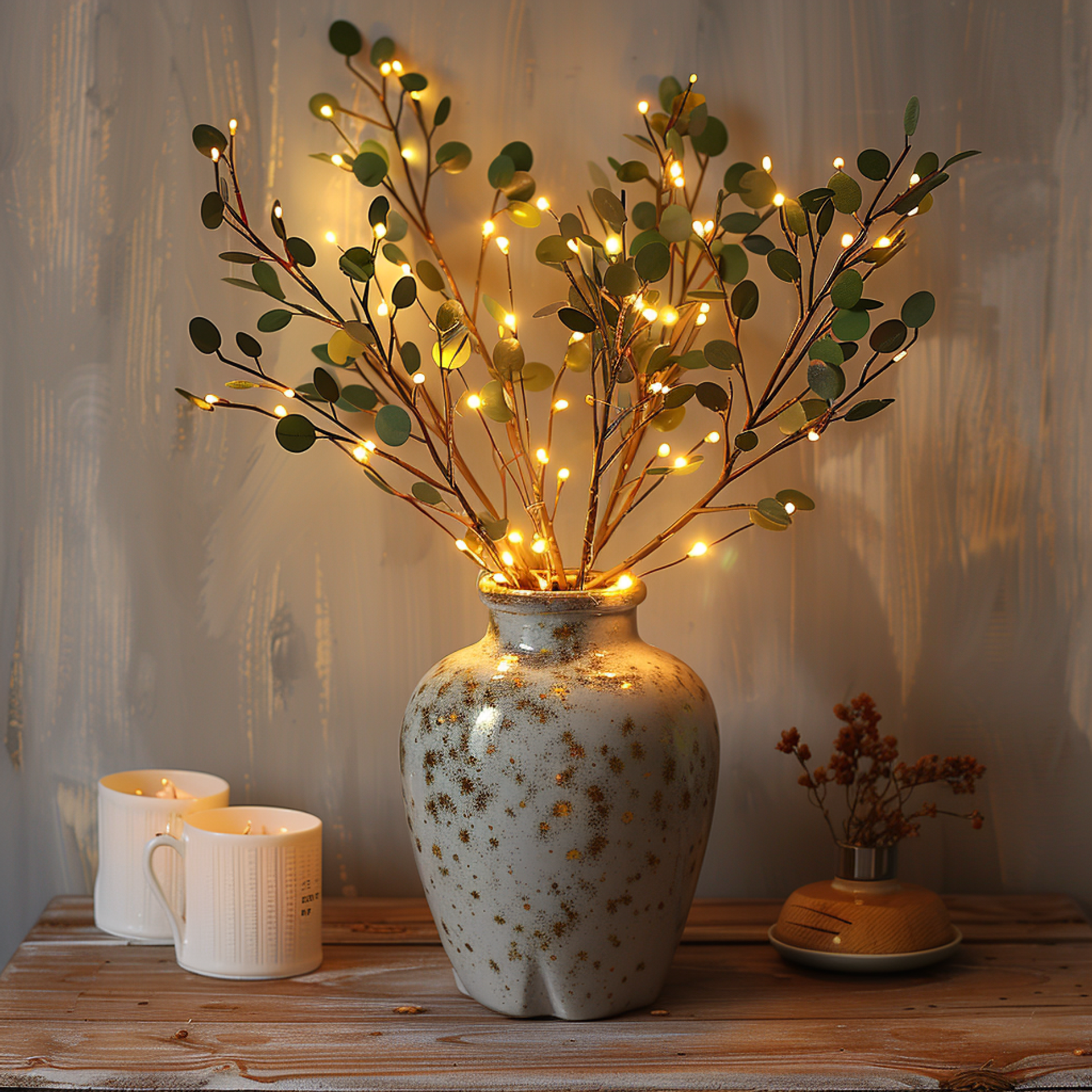 Guirlande LED Fleurie Décorative avec Feuilles Végétales - BlxckFR