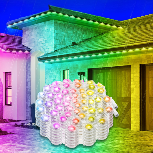 Lampe LED Étanche Extérieure RGB Réglable par Application - BlxckFR
