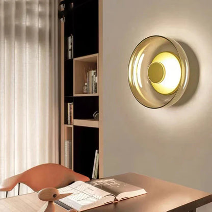 Lampe Murale Élégante – Déco Scandinave en Verre et Pierre - Foivo