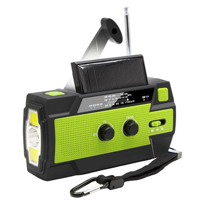 Radio Portable Unisexe Multifonctionnelle Solaire - Foivo