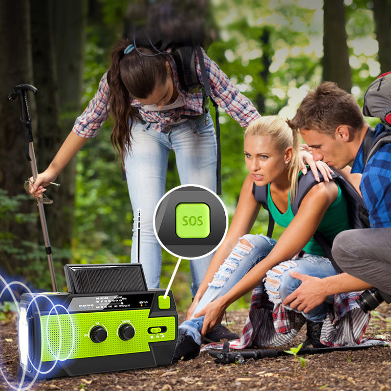 Radio Multifonctionnelle Solaire Portable 4