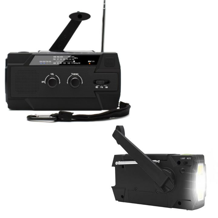 Radio Multifonctionnelle Solaire Portable 9