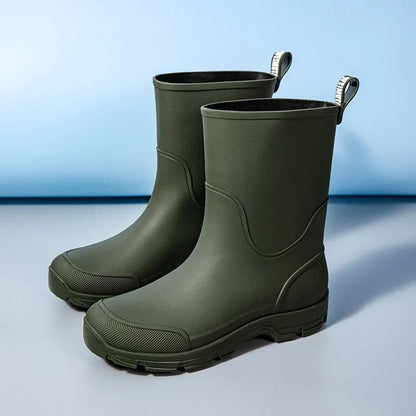 Bottes Imperméables Légères Femme Mi-Mollet