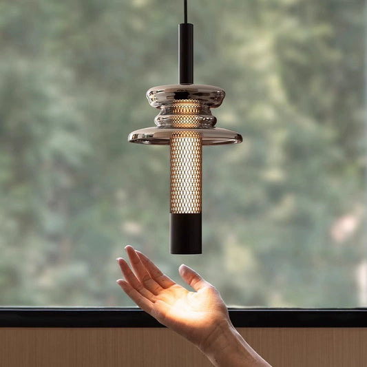 Lumière Suspendue en Verre Élégant - Foivo