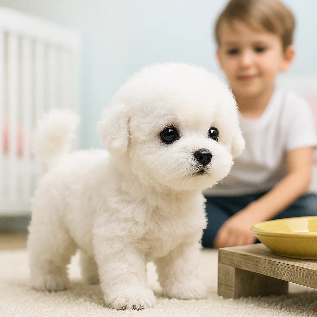 Jouet Peluche Chiot Amical et Douillet pour Enfants - Foivo