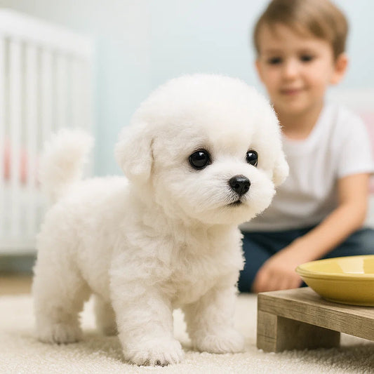 Jouet Peluche Chiot Amical et Douillet pour Enfants - Foivo