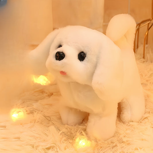 Jouet Chien Réaliste Interactif avec Son et Marche - BlxckFR