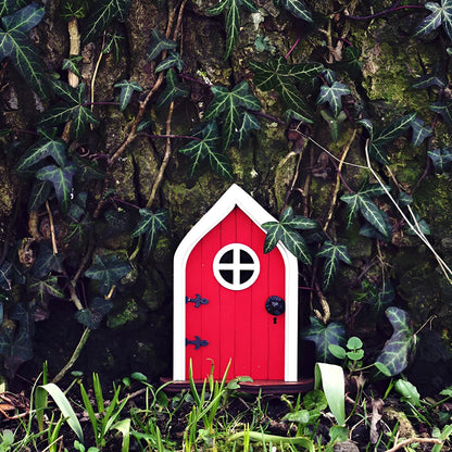 Porte de Fée en Bois Miniature pour Jardin