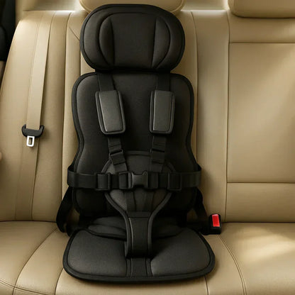 Rehausseur voiture enfant avec dossier et harnais réglable, assise rembourrée pour trajets en voiture-accessoires-Noir-S (Age 0-4)-Oslo France
