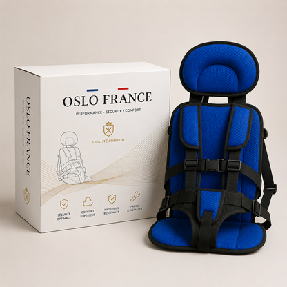 Rehausseur voiture enfant avec dossier harnais réglable assise - Foivo