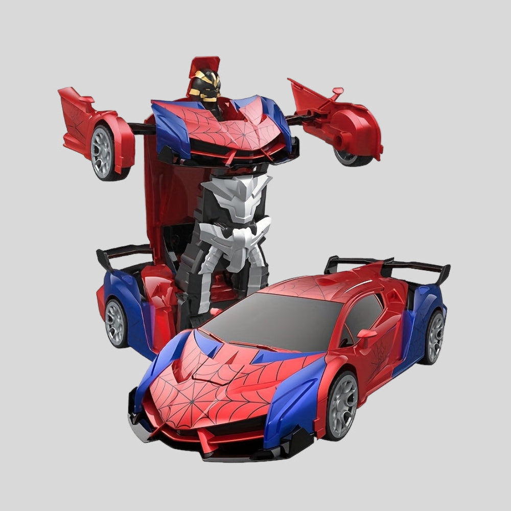 Voiture Télécommandée Enfant Robot LED Jouet Éclairé Cadeau - BlxckFR