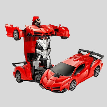 Voiture Télécommandée Enfant Robot LED Jouet Éclairé Cadeau