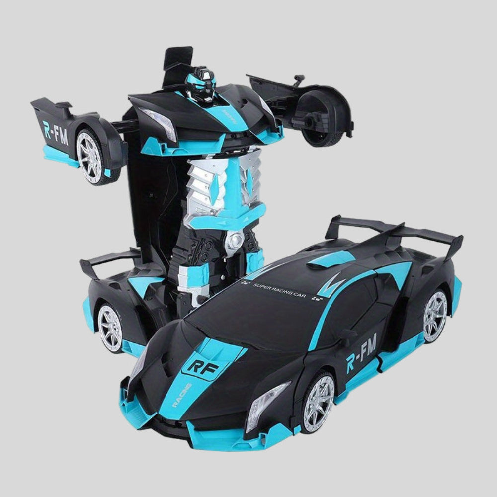 Voiture Télécommandée Enfant Robot LED Jouet Éclairé Cadeau
