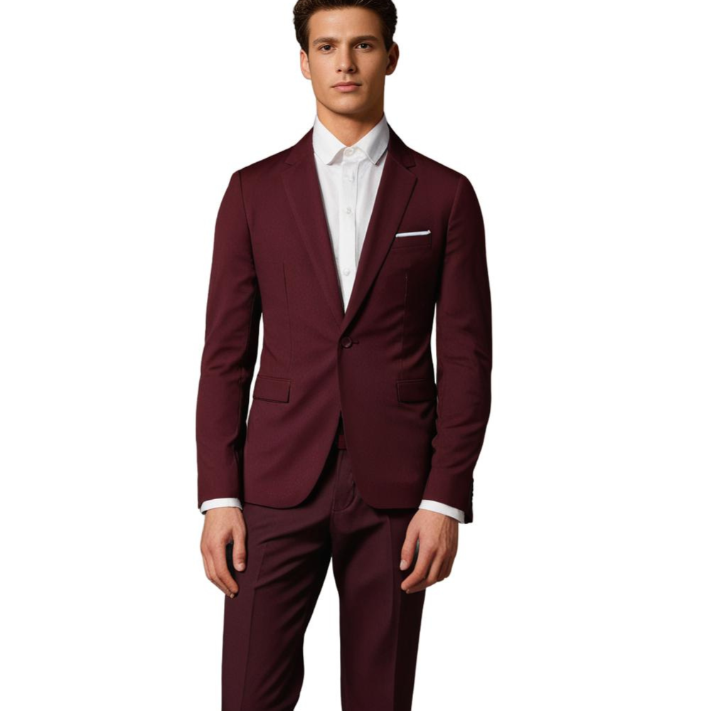 Costume Homme Élégant Taille Slim pour Mariage