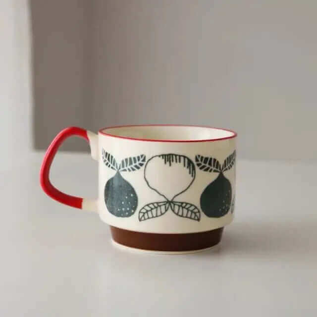 Tasses à Café Céramique Vintage - Design Chic et Fonctionnel