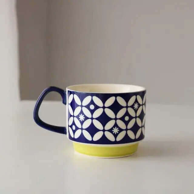 Tasses à Café Céramique Vintage - Design Chic et Fonctionnel