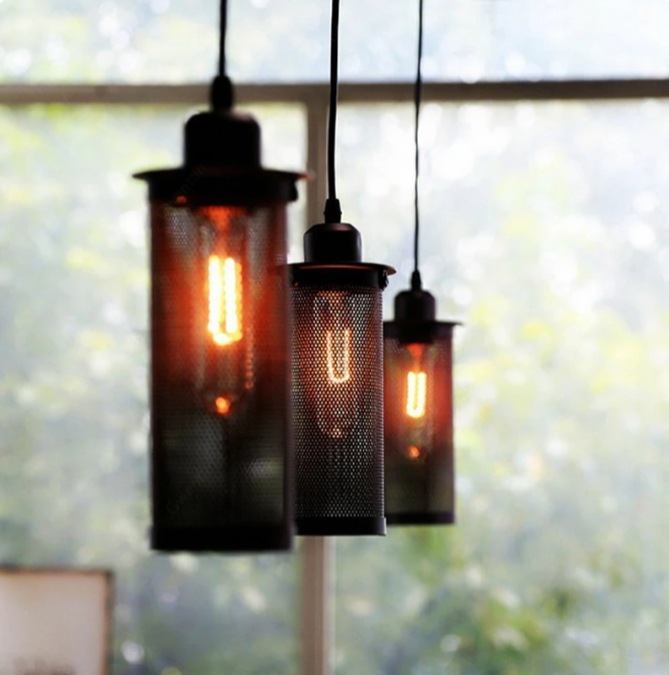 Lampe Suspendue Vintage avec Câble Adjustable - BlxckFR