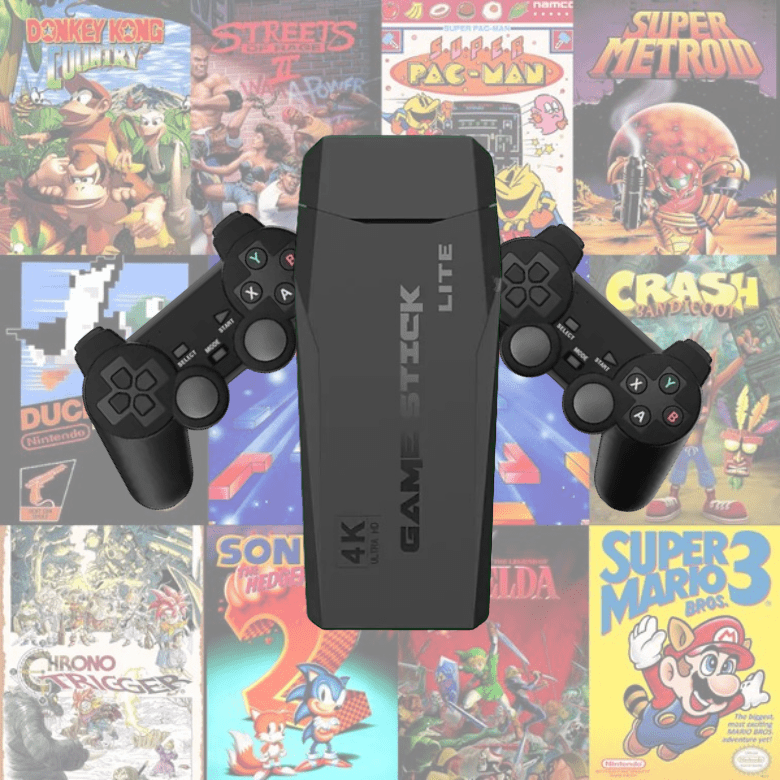 Console de Jeux Rétro Ultime avec 15 000 Titres, HDMI et Manettes Sans Fil - Foivo