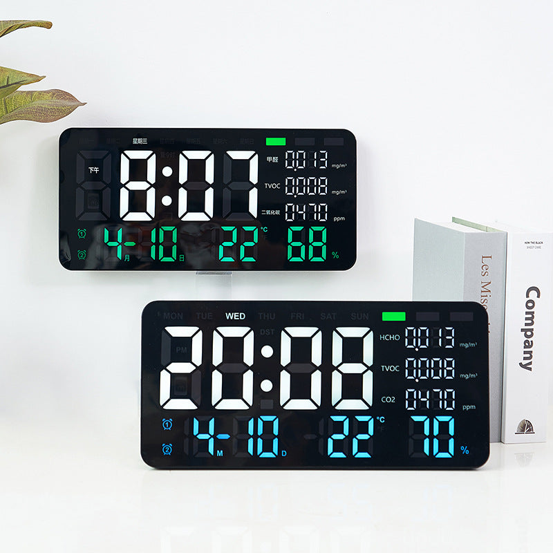 Réveil Numérique Multifonctionnel avec Affichage Météo 4