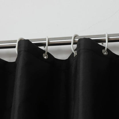 Rideau de Douche Noir Design Minimaliste 1