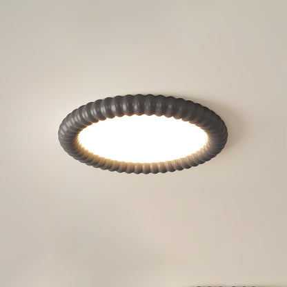 Lampe Plafond Élégante Ondulations - Éclairage LED Doux et Rassurant