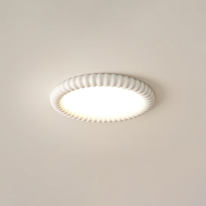Lampe Plafond Élégante Ondulations - Éclairage LED Doux et Rassurant