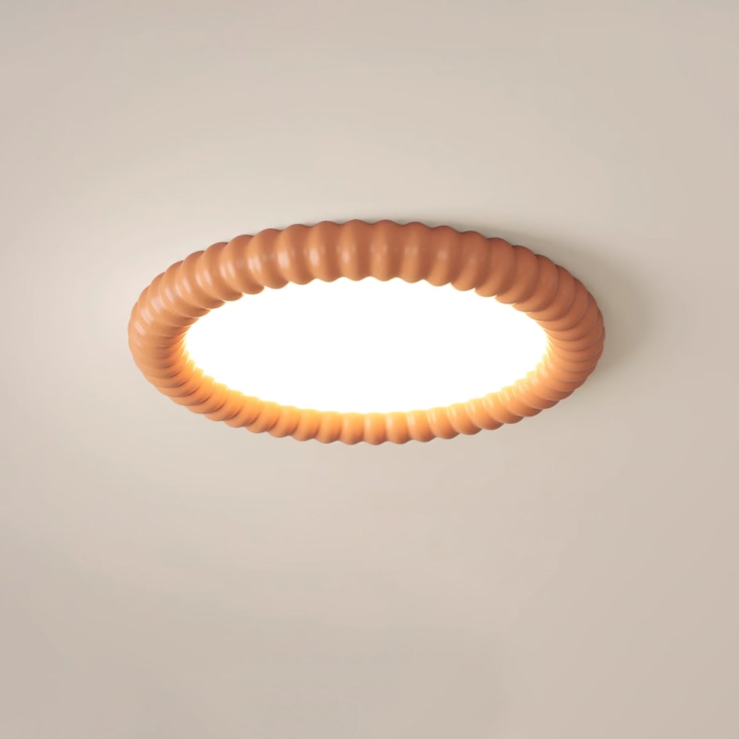 Lampe Plafond Élégante Ondulations - Éclairage LED Doux et Rassurant
