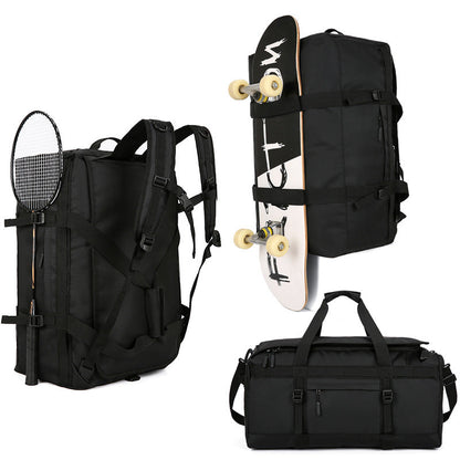 Sac de sport et voyage Homme hybride 3-en-1 avec porte-skateboard - Foivo