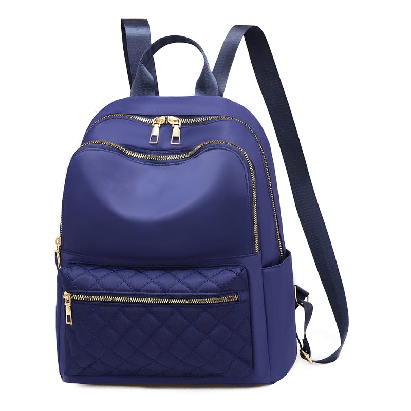 Sac à dos Femme Matelassé avec Poches Zippées Style Élégant - Foivo