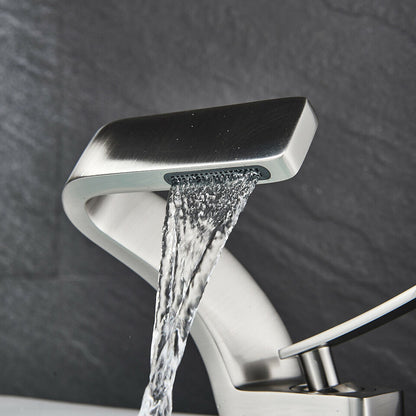 Robinet Incurvé Moderne pour Cuisine et Salle de Bain Design Minimaliste 1