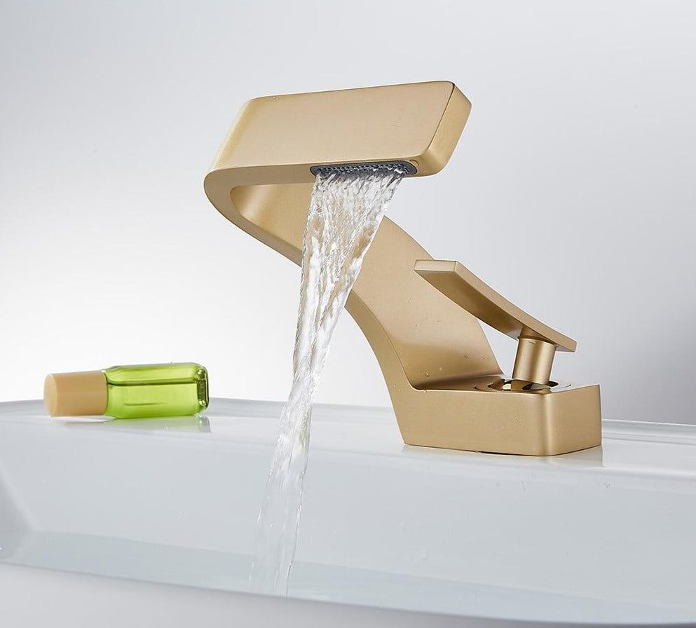 Robinet Incurvé Moderne pour Cuisine et Salle de Bain Design Minimaliste 10