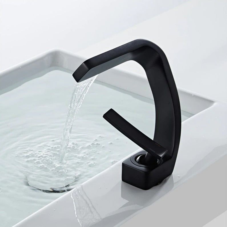 Robinet Incurvé Moderne pour Cuisine et Salle de Bain Design Minimaliste 5