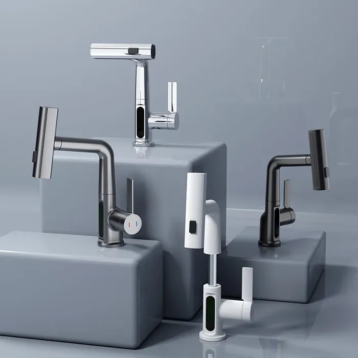 Robinet Salle de Bain 3 en 1 Innovant Design Rétractable 1