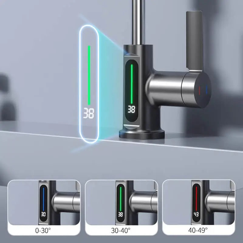 Robinet Salle de Bain 3 en 1 Innovant Design Rétractable 5