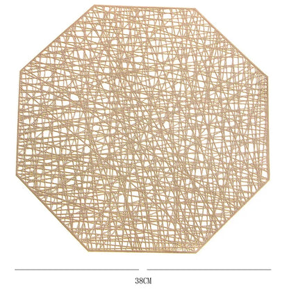 Sous-verres Ronds Décoratifs en Verre