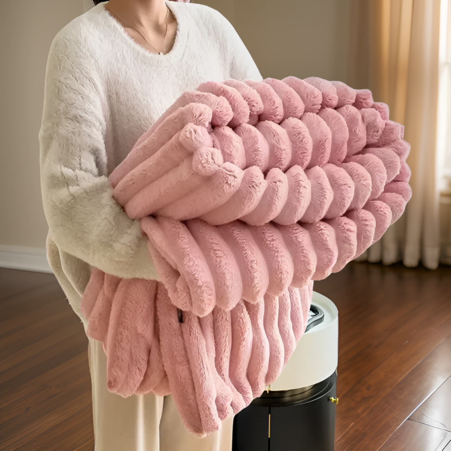 Couverture Chaude et Douce en Laine de Luxe