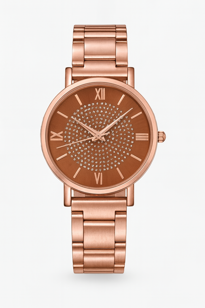 Montre Élégante Or Rose Luxe