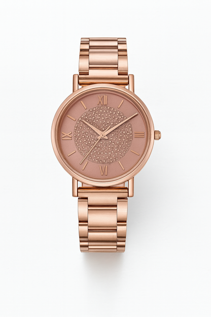 Montre Élégante Or Rose Luxe
