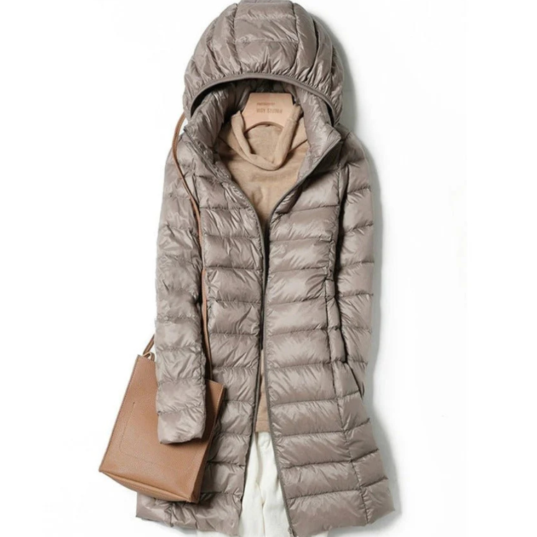 Veste Duvetée Féminine Élégante