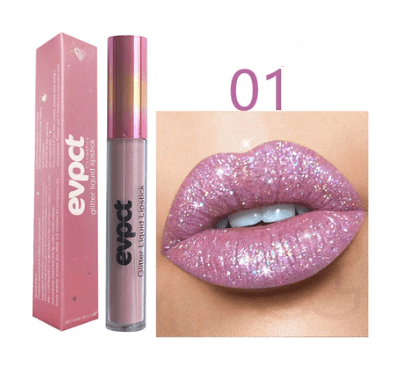 Gloss Lèvres Femme Pailleté Waterproof Longue Tenue - Foivo
