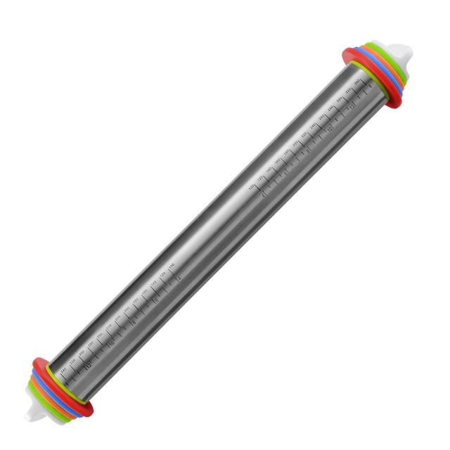 Rouleau à pâtisserie Unisexe Acier inoxydable Réglable - Foivo
