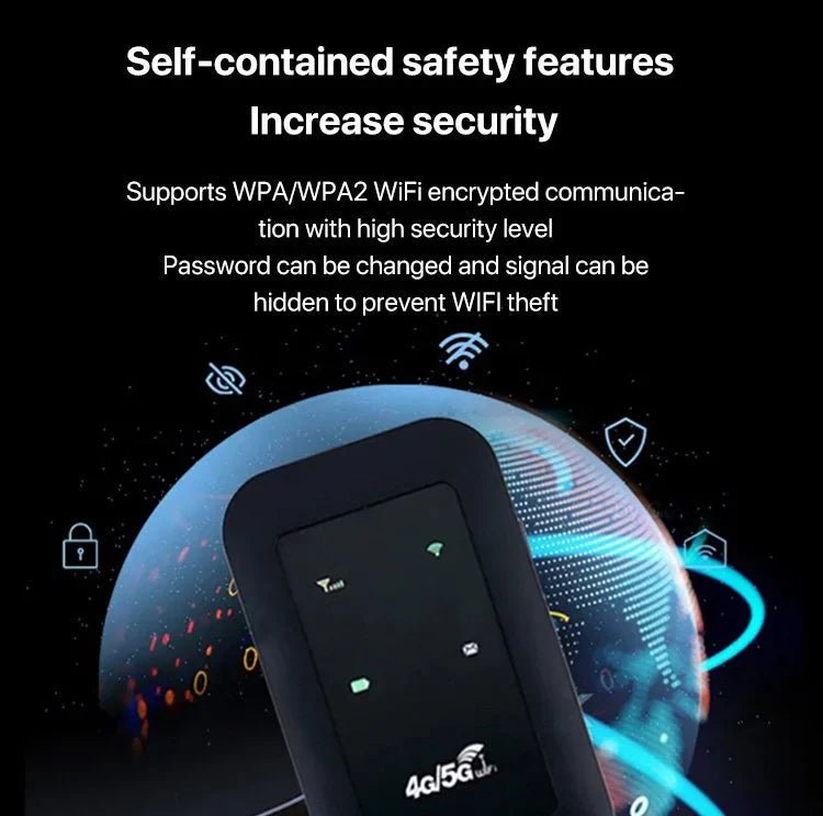 Routeur WiFi Portable 5G Haut Débit Compact