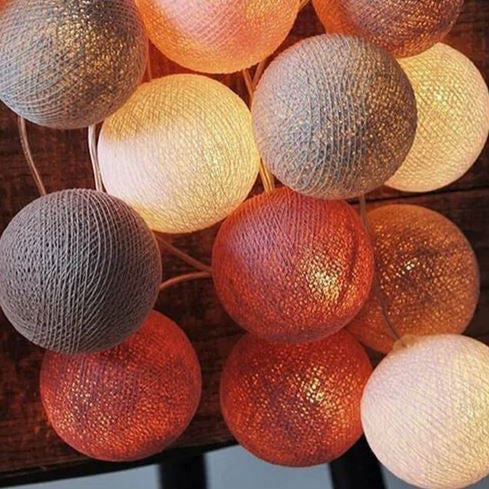 Lumière Chaude en Coton pour Intérieur Cozy