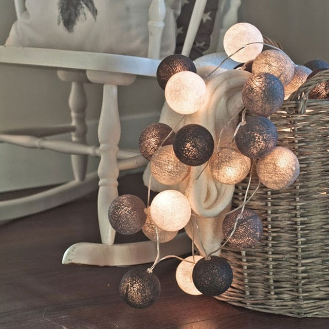 Lumière Chaude en Coton pour Intérieur Cozy